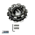 FUEL DUALLY 10X225 FRONT CAP-CHROME