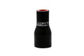 HPS Performance 1 - 1-3/8 ID 4 Long High Temp 4-ply Reinforced Silicone Reducer Coupler Hose Black (25mm - 35mm ID 102mm Length)