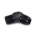 10an Male 45 degree to 1/2 Npt Fitting Black
