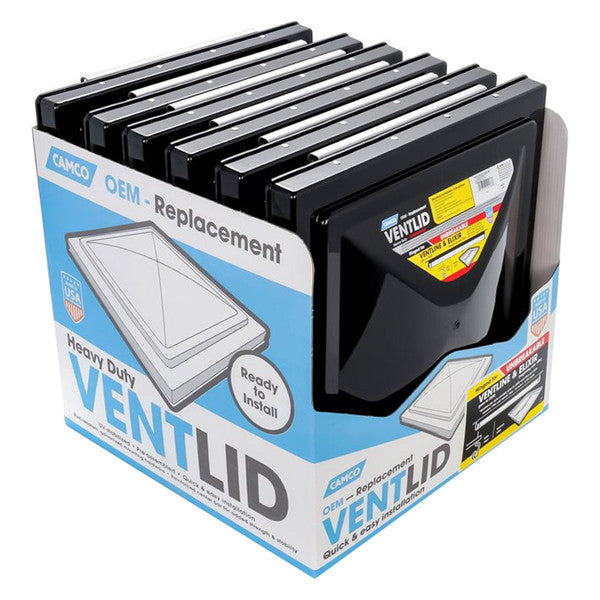VENT LIDVENTLINE PRE 08/ELIXIR 94UP BLACK (POLYCARB)