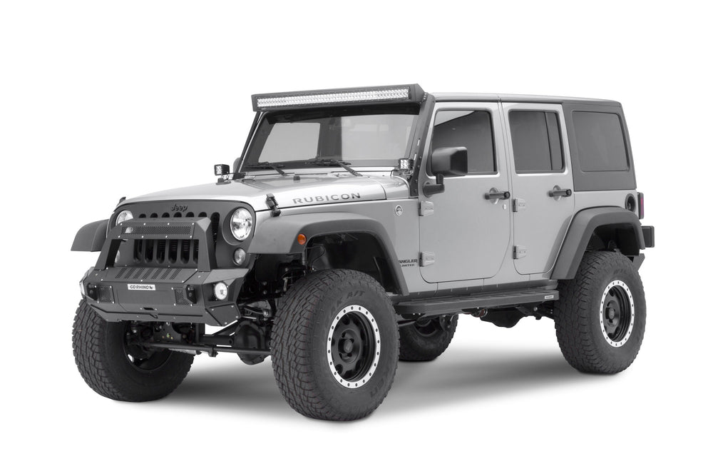 Bumper Replacements 2007-2018 Jeep Wrangler JK - Light Plates for Straight end cap