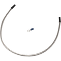 NAMZ Oil Sending Harness Cover (SS Braided & Clear Coated - Stock Length)