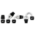 Mishimoto Aluminum PTFE -6AN 90 Degree Fitting Black