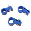 Russell Line Clamp For - 8 Tubing Blue Anodize (3 Pack)