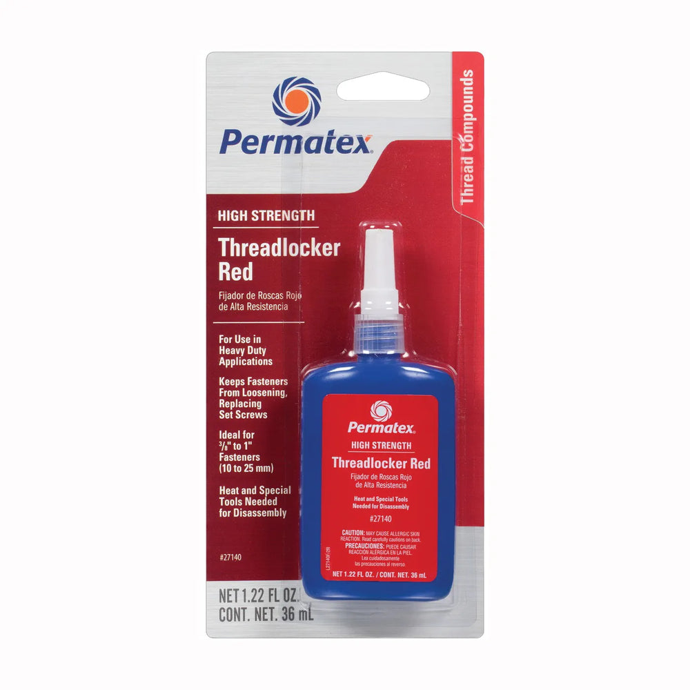 HIGH STRENGTH THREADLOCKER RED 36ML BOTTLE