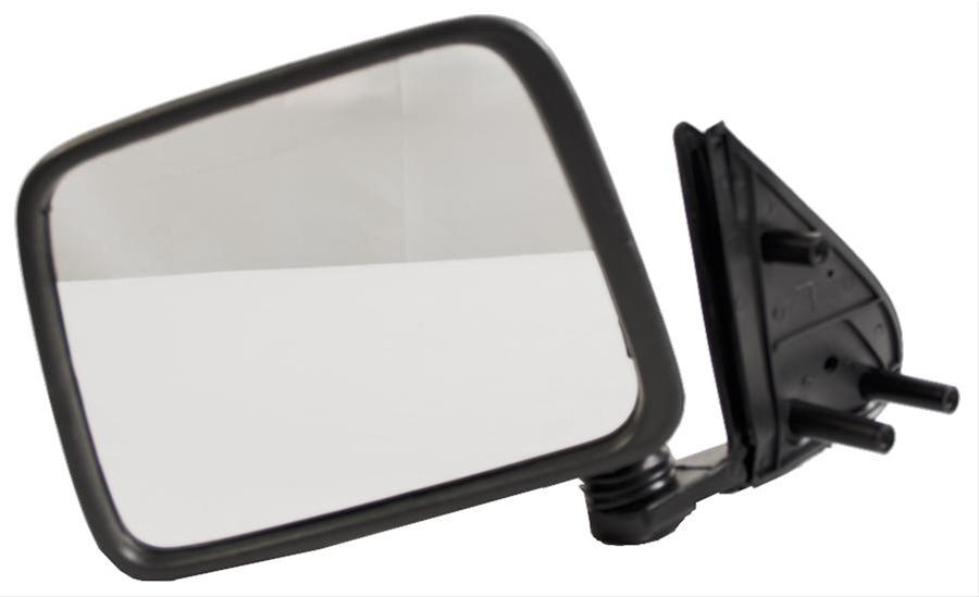 LH DOOR MIRROR MAN NONHTD BLK FLDG NISSAN P/U 8697; PATHFINDER 8795