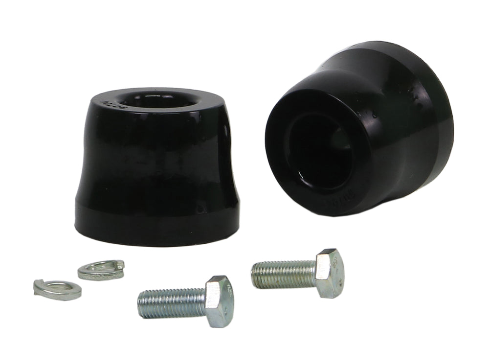 Bump stop - bushing 2 Bushings 2 Bolts 3 Washers