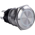 PUSH BUTTON HORN SWITCH, RED HALO