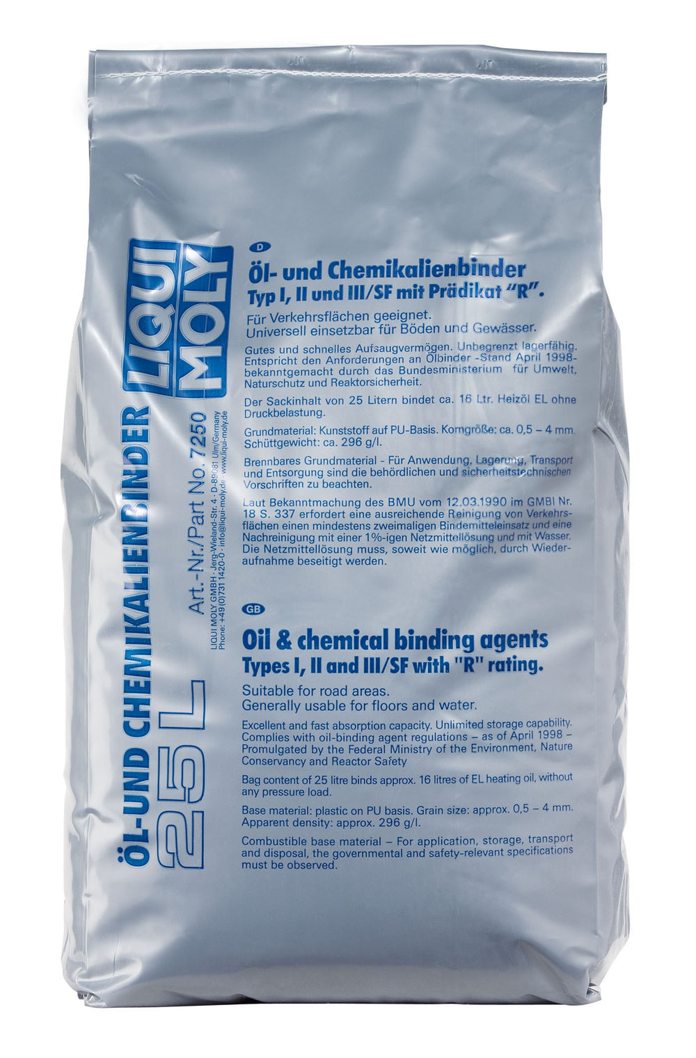 OIL AND CHEMICAL BINDER PLUS