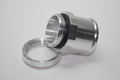 RADIATOR FITTING STR. 20 AN ORING MALE TO 1.75 IN. HOSE ALUM SLV ANODIZED INCL