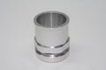 RADIATOR FITTING STR. 20 AN ORING MALE TO 1.75 IN. HOSE ALUM SLV ANODIZED INCL