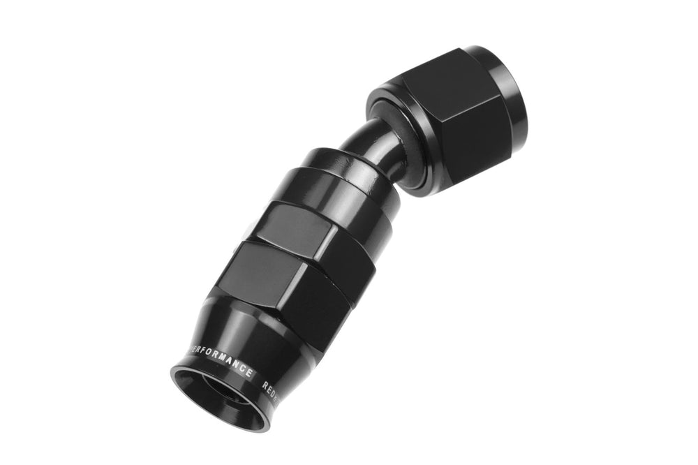 10 AN 30 DEGREE PTFE REUSABLE HOSE END BLACK