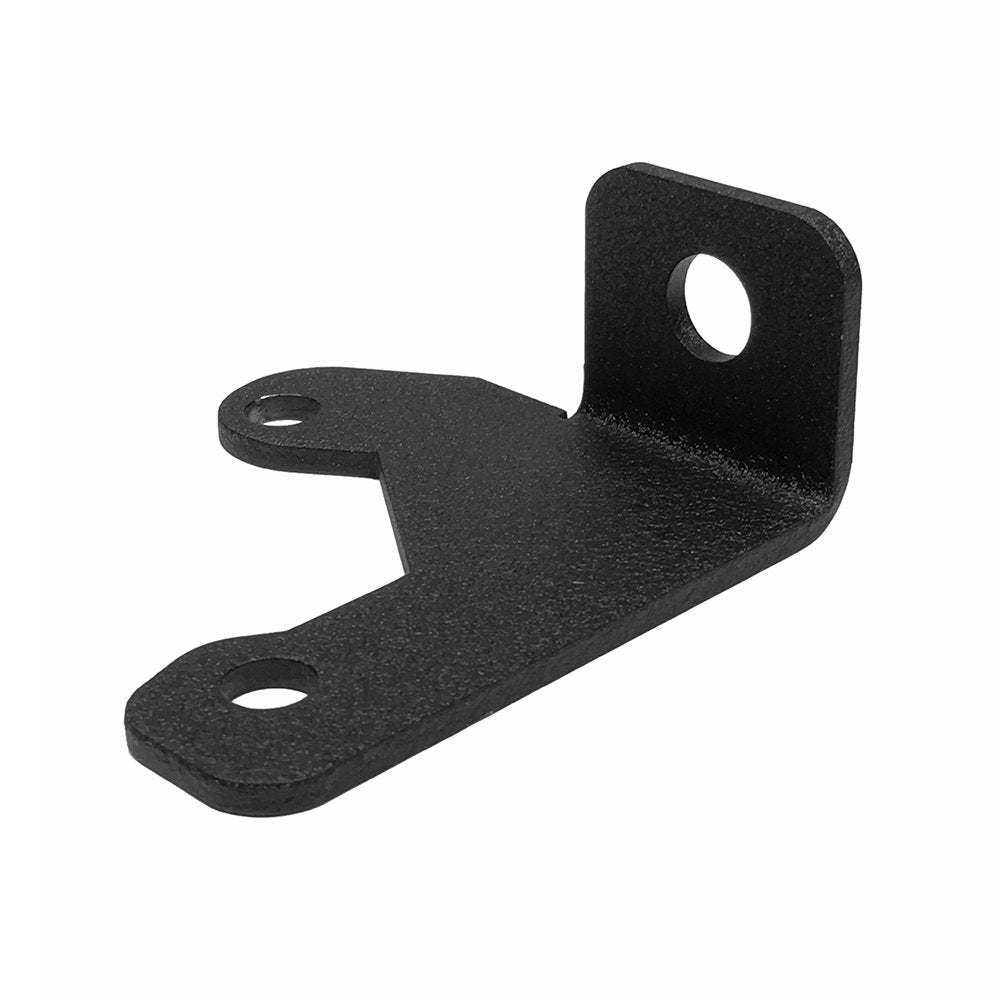 ~(1 lbs. 5X4X3)~ Jeep JK Whip Light Mounting Bracket 2007-18 Wrangler JK Black Powdercoat Quake LED