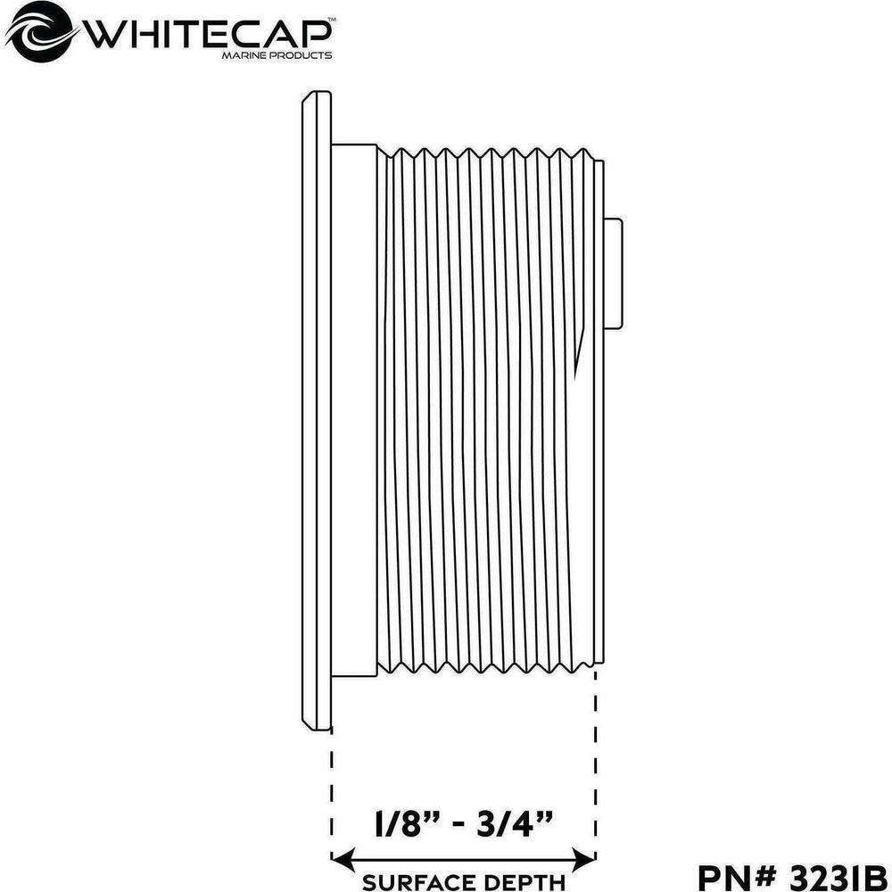 WHITECAP IND black auto part