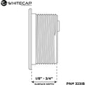 WHITECAP IND black auto part