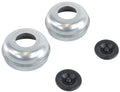 EZ LUBE GREASE CAP & PLUG KIT FITS 12X2IN HUB8 BOLT 2.72 ODCHROME
