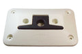CIPA 02101 THE CLEAT SEAT RETRACTABLE DOCK CLEAT IN WHITE WITH BLACK CLEAT