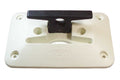 CIPA 02101 THE CLEAT SEAT RETRACTABLE DOCK CLEAT IN WHITE WITH BLACK CLEAT
