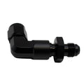 Mishimoto Aluminum PTFE -6AN 180 Degree Fitting Black