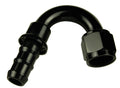 04 150 DEGREE AN/JIC HOSE END PUSH LOCK BLACK