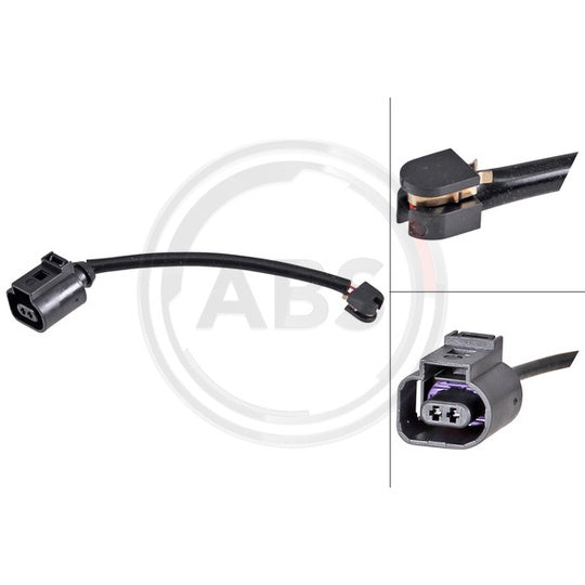 WARNING CONTACT BRAKE PAD WEAR
