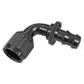 Fragola -6AN Push-Lite End 90 Degree - Black