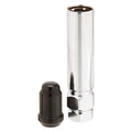 SMALL DIAMETER BLACK CHROME LOCK 5PACK 1/2IN THREAD