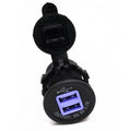 2 PORT USB SOCKET 3.1A INPUT: DC12V/24V OUTPUT: DC5V 3.1A TOTALLY 4LED INSIDE
