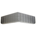 GRILLE; ARGENT (SILVER); UPPER; 75-