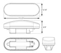 LED TAIL LIGHT6'GROMMET MOUNT 48 D
