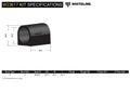 Whiteline 10-14 Volkswagen Golf 22.5mm Front Sway Bar Mount Bushing Kit