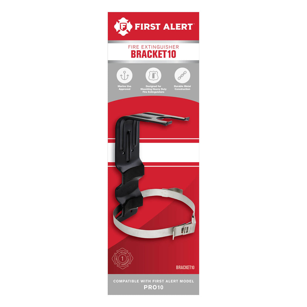FIRST ALERT MOUNTING BRACKET FOR 10LB FIRE EXTINGUISHERS BRACKET10