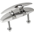 SS FOLDING CLEAT 5" OVAL W/HEX BOLT