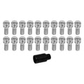 14MM X 1.50 17 MM HEX KEYS 4 LOCKS PER SET BALL SEAT