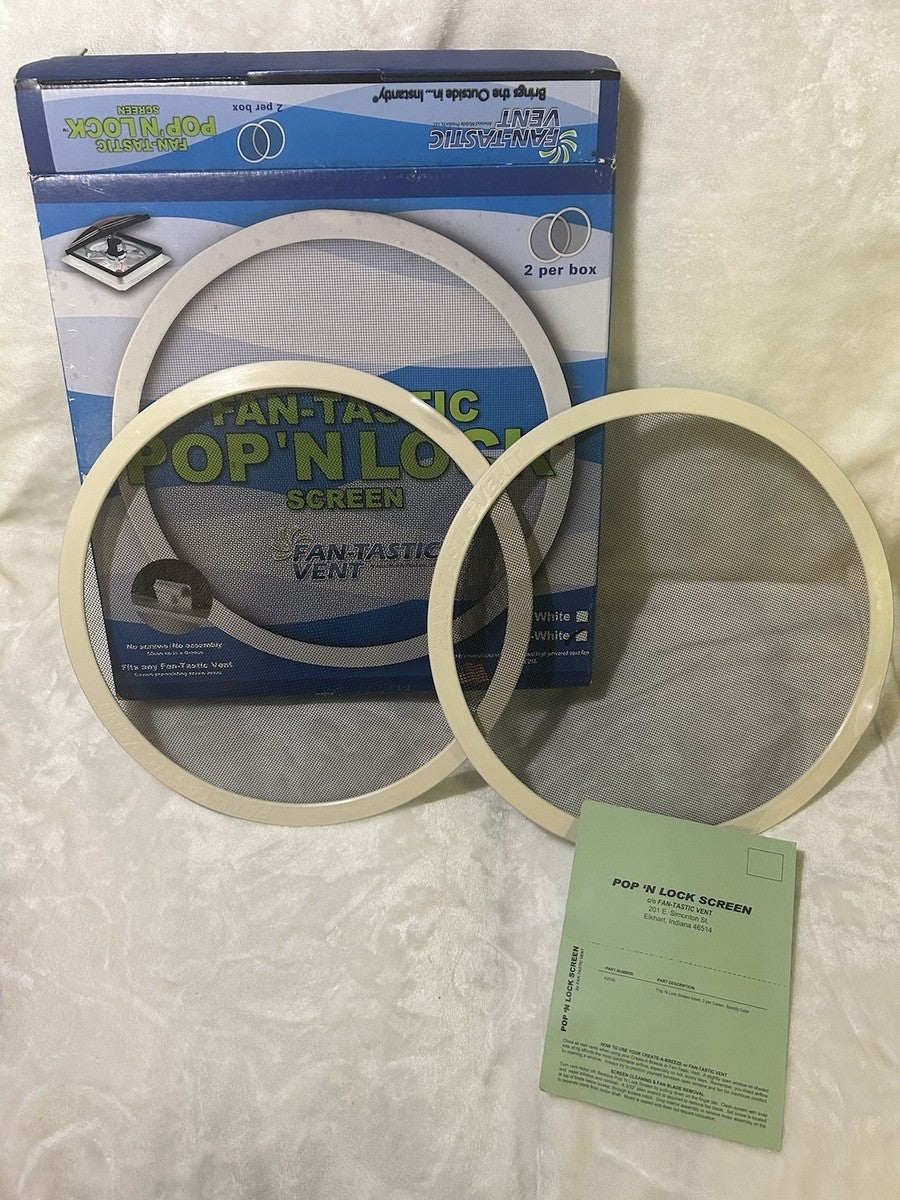 POP N LOCK SCREEN INSERT KIT (2 PER PACK DISTRIBUTORS ONLY) OFF WHITE