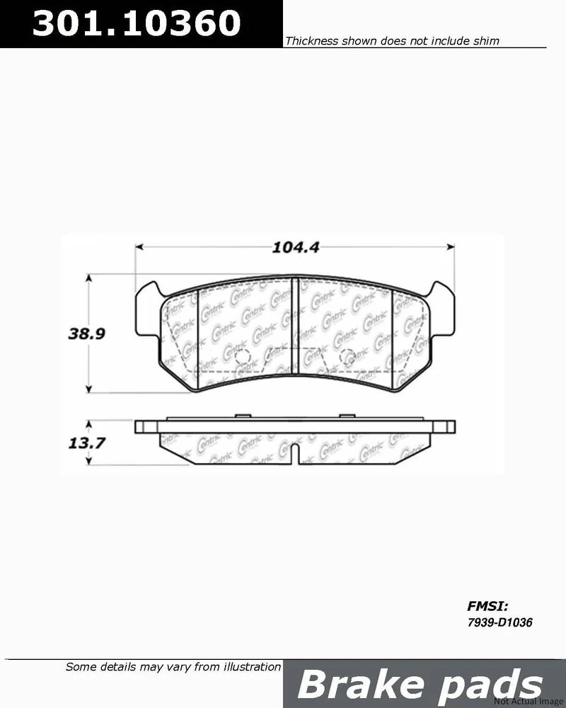 Prem Ceramic Brake Pad Shims & Hardware