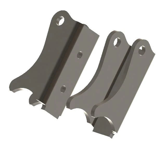 JK FRONT AXLE SHOCK BRACKET PAIR