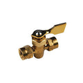 BRASS 2-WAY SHUT OFF VALVE 1/4" NPT