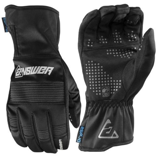 Answer 25 Aerlite Drip Gloves Black/White/Rainbow Youth - Large