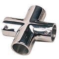 STAINLESS 4-WAY TEE 1