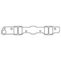 Cometic Pontiac 400 V8 .060in Fiber Intake Gasket Set-2.200in x 1.180in Rectangular Ports-W/Ram Air