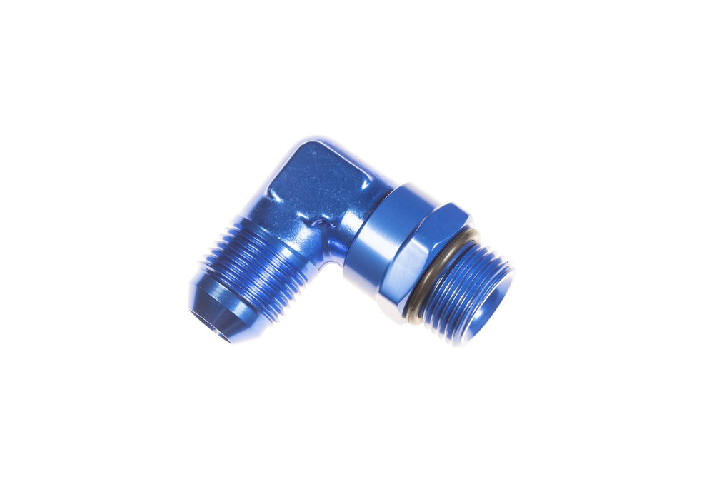 10 AN MALE TO10 ORB MALE SWIVEL90 DEGBLUE