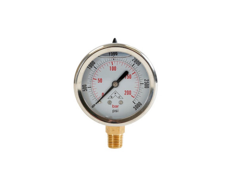 GAUGE,PRESSURE 2-1/2IN DIAL,