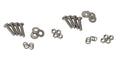 Kentrol 72-86 Jeep CJ Strut Rod Mounting Brackets 4 Pieces Fiberglass - Polished Silver