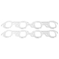 Header Gaskets Aluminum Layered Fits 1965-1990 Chevrolet 396-454 Big Block with Square Ports, 1.85 Inch x 1.90 Inch Mr Gasket