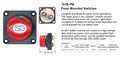 701 BATTERY SWITCH, PANEL MOUNT