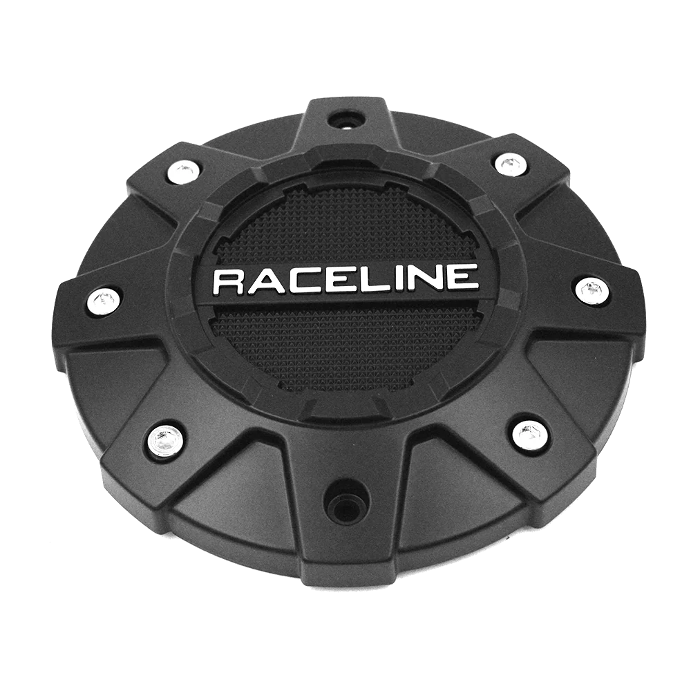 RACELINE SHIFT BLACK CAP FITS 5 LUG ONLY(17X8 18X8)(CS-M6-1X20-SS)