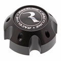 Black Bolt on Cap w Black Decal (5x5.5 5x150) Includes: 1 Cap 1 Decal 3 Screws 1 Wrench Fits Series # 893 981 922 991B