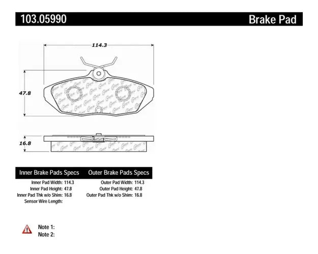 C-TEK Ceramic Brake Pads