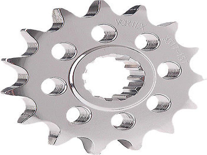 Vortex Racing Steel Front Sprocket 530 17 Tooth- Silver